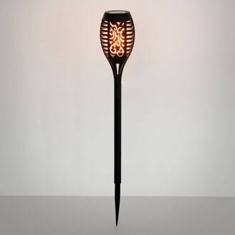 Globo LED grondspies lamp 33536-3, zaklamp, zwart, set van 3