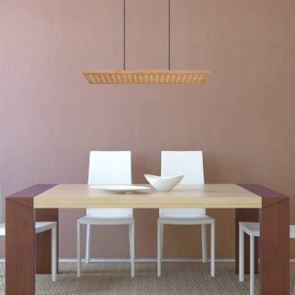 Globo LED hanglamp Dolores, mat zwart/lichtbruin mat zwart, lichtbruin