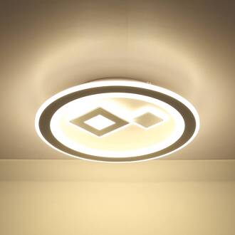 Globo LED plafondlamp Valeria, CCT functie, rond wit, chroom
