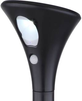 Globo LED solarlamp 33898S bewegingsmelder aardspies zwart, helder