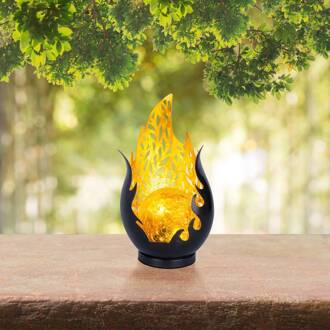 Globo LED tafellamp 36534, zwart, goud, metaal, glas