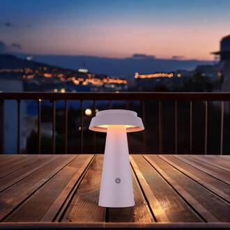 Globo LED tafellamp op zonne-energie 36624, roze, oplaadbare batterij, CCT, IP54, lila