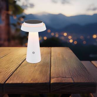 Globo LED tafellamp op zonne-energie 36624, wit, oplaadbare batterij, CCT, IP54,