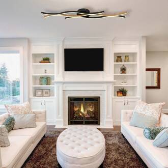 Globo Plafondlamp Geronimo Led Metaal Zwart 1x Led