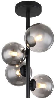 Globo Plafondlamp Riha Led Metaal Zwart 4x G9 Led