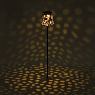 Globo Solar-grondspies lamp 36562, IP44, koper zwart, koper