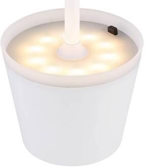 Globo Solar-tafellamp 36637, IP44, wit