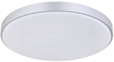 Globo Sonny LED plafondlamp, zilver, CCT, Ø 41 cm zilver, wit