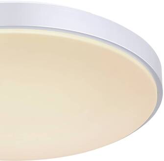 Globo Sonny LED plafondlamp, zilver, CCT, Ø 41 cm zilver, wit