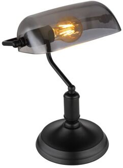 Globo Tafellamp Antique Metaal Zwart 1x E27