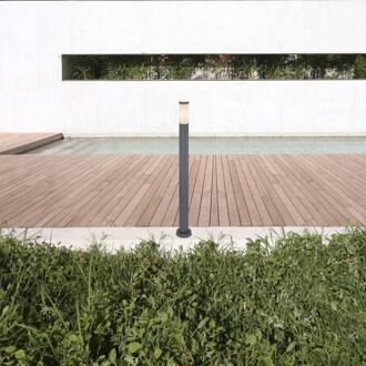 Globo Tuinpadverlichting Boston, hoogte 110 cm antraciet