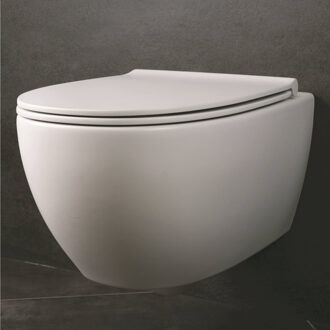 Globo Wandcloset Globo 4 ALL 48x37 cm Rimless Mat Wit (Exl. zitting)