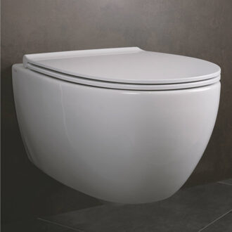 Globo Wandcloset Globo 4 ALL 48x37 cm Rimless Wit (Exl. zitting)