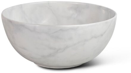 Globo Waskom Globo T-Edge Rond 37x16 cm Zonder Overloop Marmo di Carrara Globo