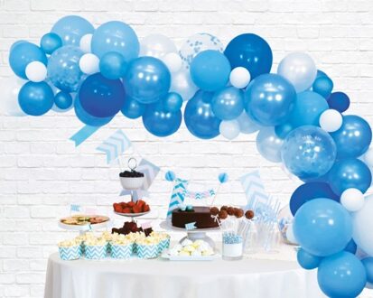 globos Ballonnen Boog Set Blauw