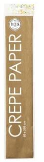 globos Crepe papier 50x250cm goud
