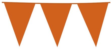 globos Reuzevlaggenlijn Oranje 10m kunststof