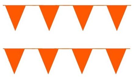 globos Vlaggenlijn oranje 10meter pak a 12st