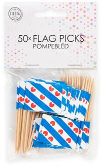 globos Vlagprikkers Friesland pakje a 50 stuks multi