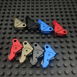 Glock Accessories Parts CNC Metal SI Trigger for Toy Gun Airsoft GBB Gel Blaster Kublai P1 Glock G17 G19 G26 G34 GEN 1 2 3 4