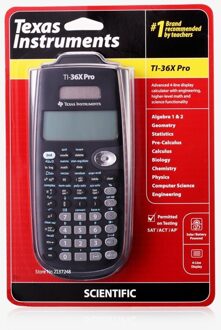 Gloednieuwe Originele Texas Instruments Ti-36x Pro Multifunctionele Student Wetenschappelijke Clear Rekenmachine