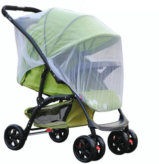 Gloednieuwe Pasgeboren Peuter Infant Kinderwagen Netting Wandelwagen Mosquito Insect Net Safe Mesh Buggy Wit WH