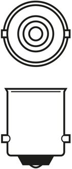 Gloeilamp, achteruitrijlicht E12DW