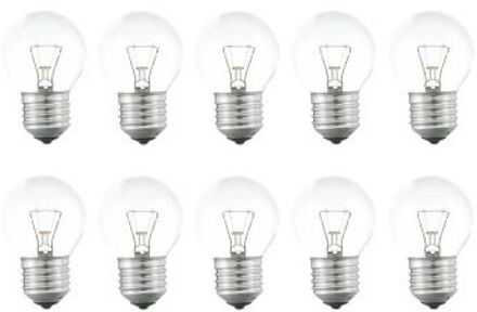 Gloeilamp | Grote fitting E27 | Kogellamp | Helder | 45mm | 40W