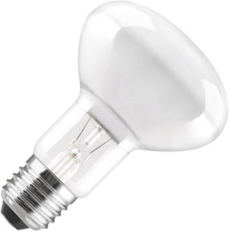 Gloeilamp | Grote fitting E27 | Reflectorlamp | Mat | 80mm | 60W