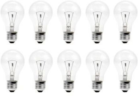 Gloeilamp | Grote fitting E27 | Standaardlamp | Helder | 65mm | 200W