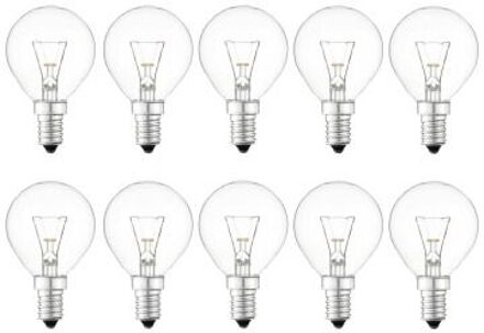 Gloeilamp | Kleine fitting E14 | Kogellamp | Helder | 45mm | 60W