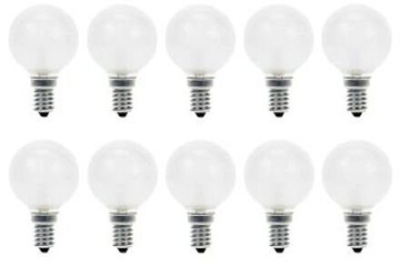 Gloeilamp | Kleine fitting E14 | Kogellamp | Mat | 45mm | 60W