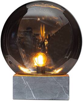 Glori tafellamp, rook grijs gemarmerd, rook