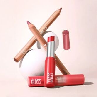 Glossy Lipstick & Lip Liner Set - 8 Types 02# Rumor - 6g