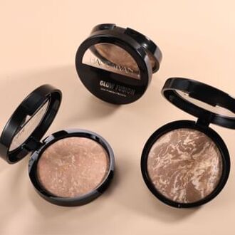 Glow Fusion Duo Concealer Pressed Powder - 7 Shades 02# Fair - 15g
