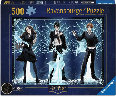 Glow in the Dark Harry Potter Puzzel (500 stukjes)
