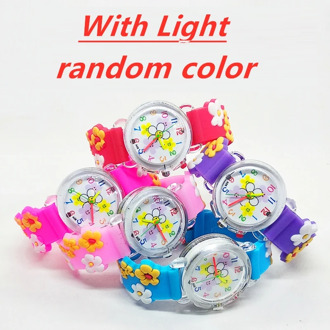 Glow Light Toy Children Watches Digital Electronic Light Source Child Watch Boy Girl Gift Baby Birthday Party Kids Watches Clock