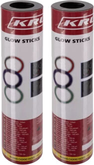 Glow sticks - 200x stuks - multi color - L20 cm - buigbaar - glow in the dark
