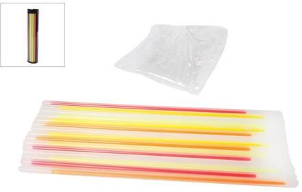 Glow sticks 50 stuks in koker 20cm verschillende