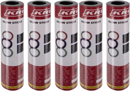 Glow sticks - 500x stuks - multi color - L20 cm - buigbaar - glow in the dark