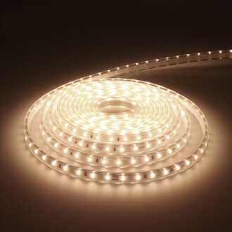 Glow60 LED Strip 5m - Dimbaar - 4000K - 60 LEDs/m - 35 watt 1540 lumen - IP65 voor buiten en binnen - SMD 2835 Transparant