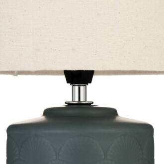 Glowing Midnight tafellamp crème/groen crème, donkergroen