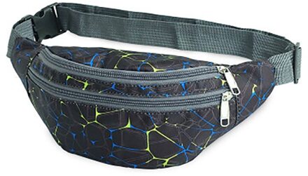 GLRSBUTY vrouwen Riem Tas Vrouwen Heuptasje Nylon Heuptas Mannen Kleurrijke Travel Bum Heuptas Telefoon Rits pouch Packs zwart