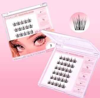 Glue-Free False Eyelash - CE04 #CE04 6D-Curling - 30 Clusters