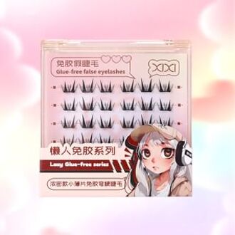Glue-free False Eyelashes - Dense #Dense Thin Slices