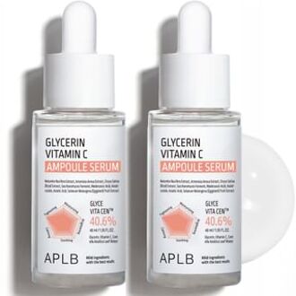 Glycerin Vitamin C Ampoule Serum Set 40ml x 2 pcs