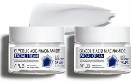 Glycolic Acid Niacinamide Facial Cream Set 55ml x 2 pcs