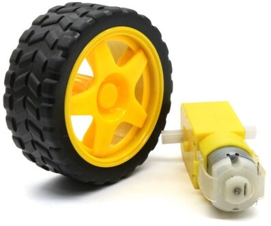 Glyduino DIY Accessoires Remote Smart Robot Plastic Gears Driver Motor + Band banden wiel voor Arduino intelligente auto