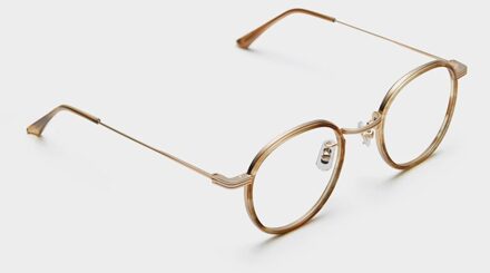 Gm Ronde Bril Vrouwen Mannen Monturen Zachte Yeti Retro Brillen Bril Voor Mannen Vrouwen Donkerbruin