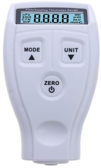 GM200 Digitale Coating Film Verf Dikte Meters Tester Non-Magnetische Auto Oppervlak Dikte Gauge Meetinstrumenten GM200-wit